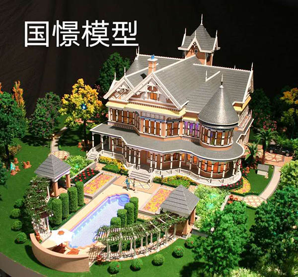福海县建筑模型