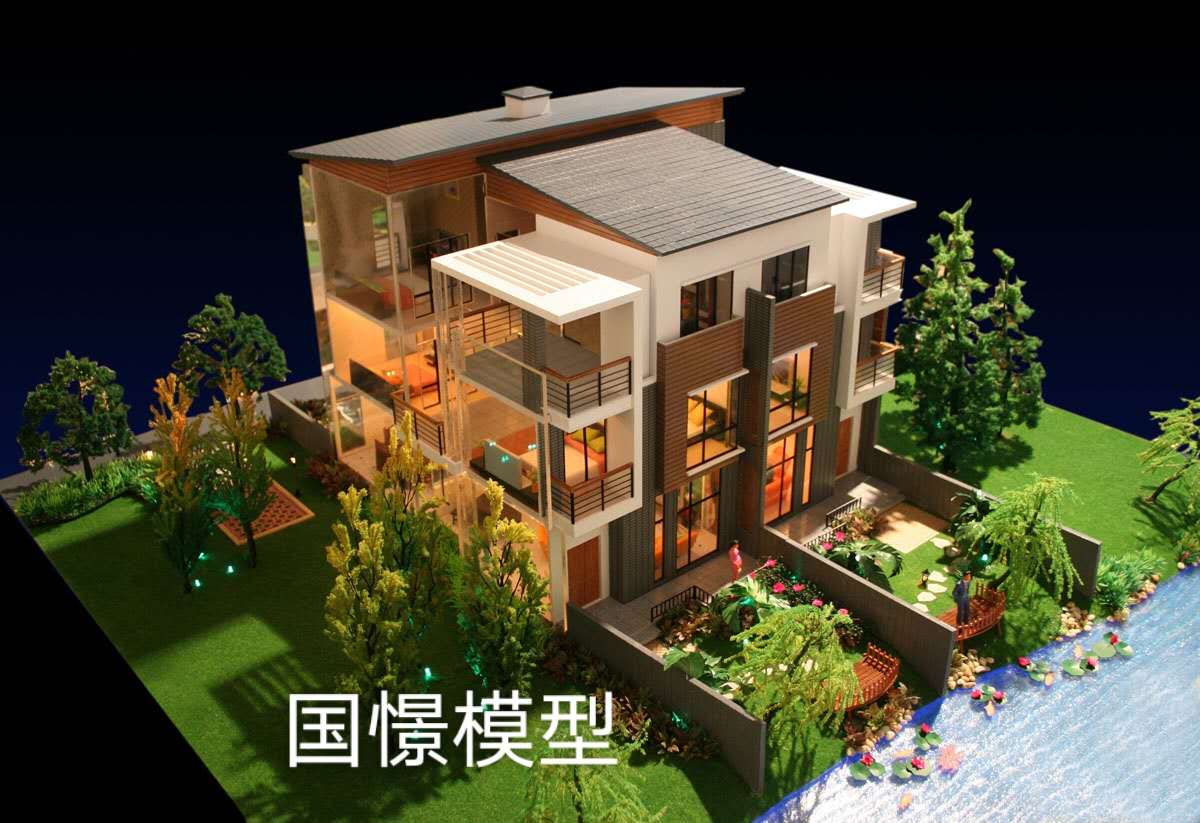 福海县建筑模型